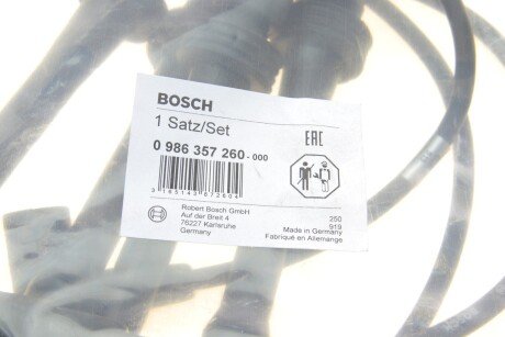 Высоковольтные провода для свечей зажигания bosch 0986357260