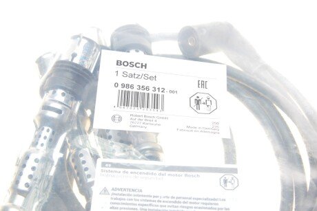 Высоковольтные провода для свечей зажигания bosch 0986356312