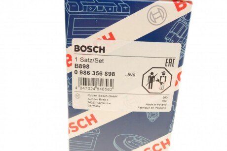 Високовольтні провода для свічок запалювання bosch 0986356898