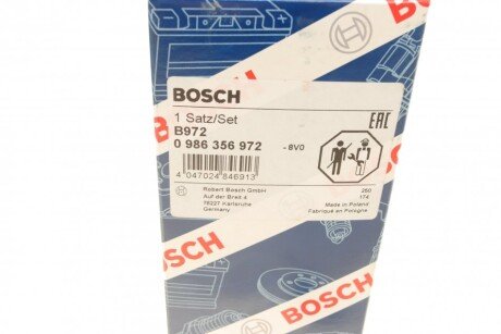 Высоковольтные провода для свечей зажигания bosch 0986356972