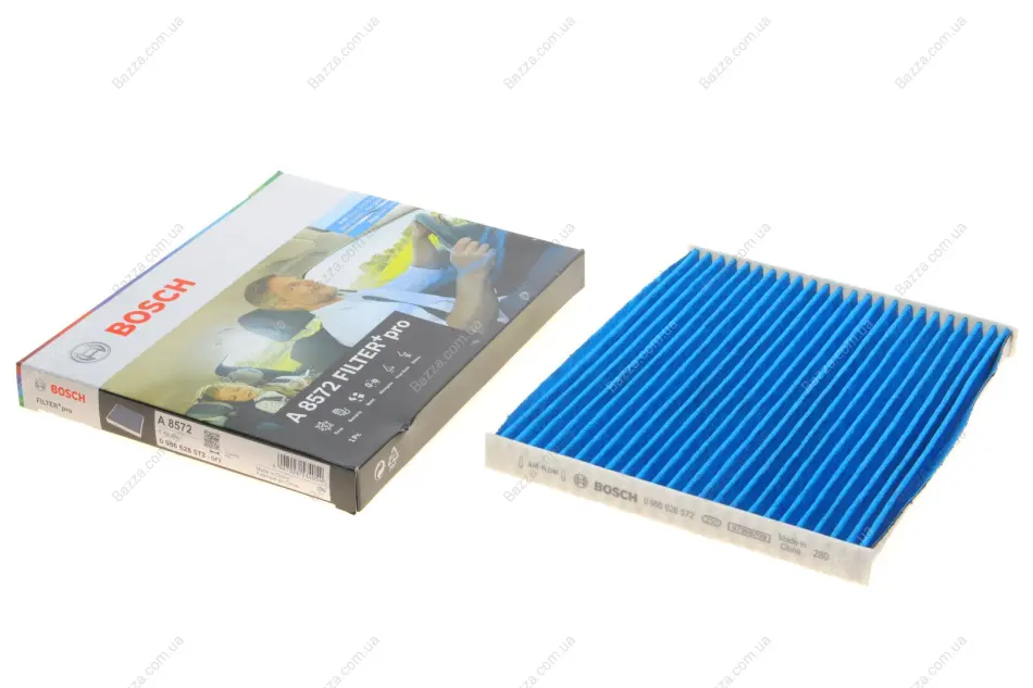 Р¤С–Р»СЊС‚СЂ СЃР°Р»РѕРЅСѓ Р°РЅС‚РёР±Р°РєС‚РµСЂС–Р°Р»СЊРЅРёР№ Bosch 0986628572 (фото 1)