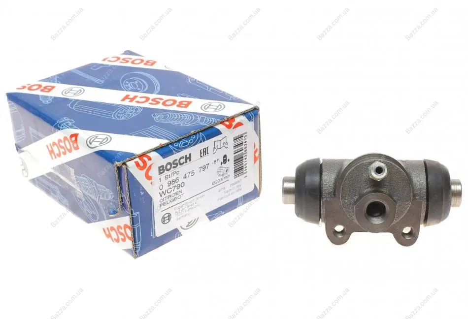 Рабочий тормозной цилиндр bosch 0986475797