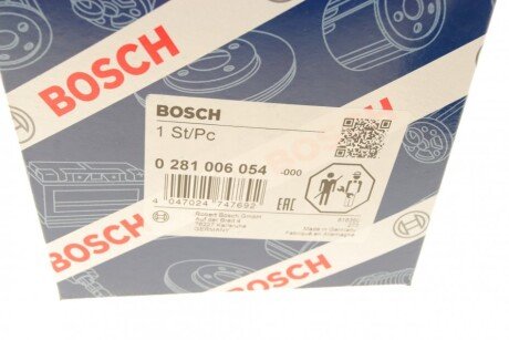 Расходомер воздуха bosch 0281006054