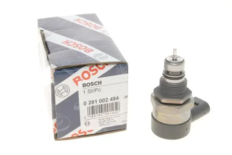Редукционный клапан давления топлива CR MB VITO,A,C,E,S,Viano 2.0-2.2CDI (пр-во) Bosch 0 281 002 494