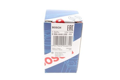 Реле 12 V 30A - кратн. 10 шт bosch ""0986AH0250"