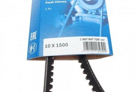 Приводной ремень генератора bosch 1987947729