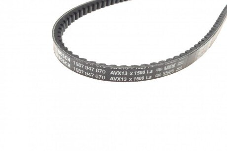 Привідний ремінь генератора bosch 1987947670