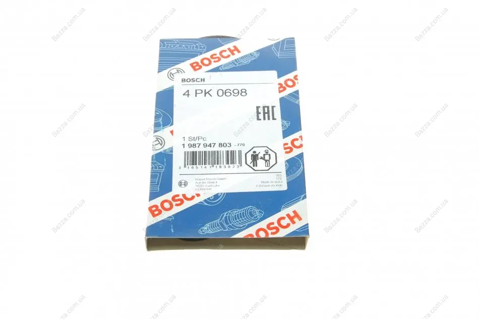 Ремень п-клиновой 4pk698 (пр-во) bosch 1 987 947 803