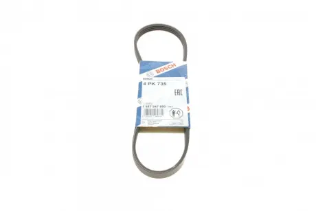 Ремень п-клиновой 4pk735 DAEWOO Matiz (M100) 0.8 [F8CV] (пр-во) bosch 1987947890