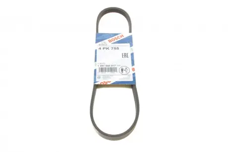 Ремень п-клиновой 4pk755 (пр-во) Bosch 1 987 946 017