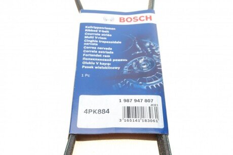 Ремень п-клиновой 4pk884 bosch 1987947807