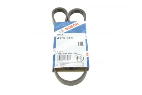 Ремень п-клиновой 4pk954 (пр-во) bosch 1 987 947 808