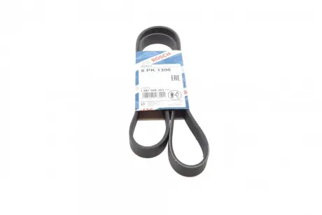 Ремень п-клиновой 6pk 1306 (пр-во) bosch 1987948343