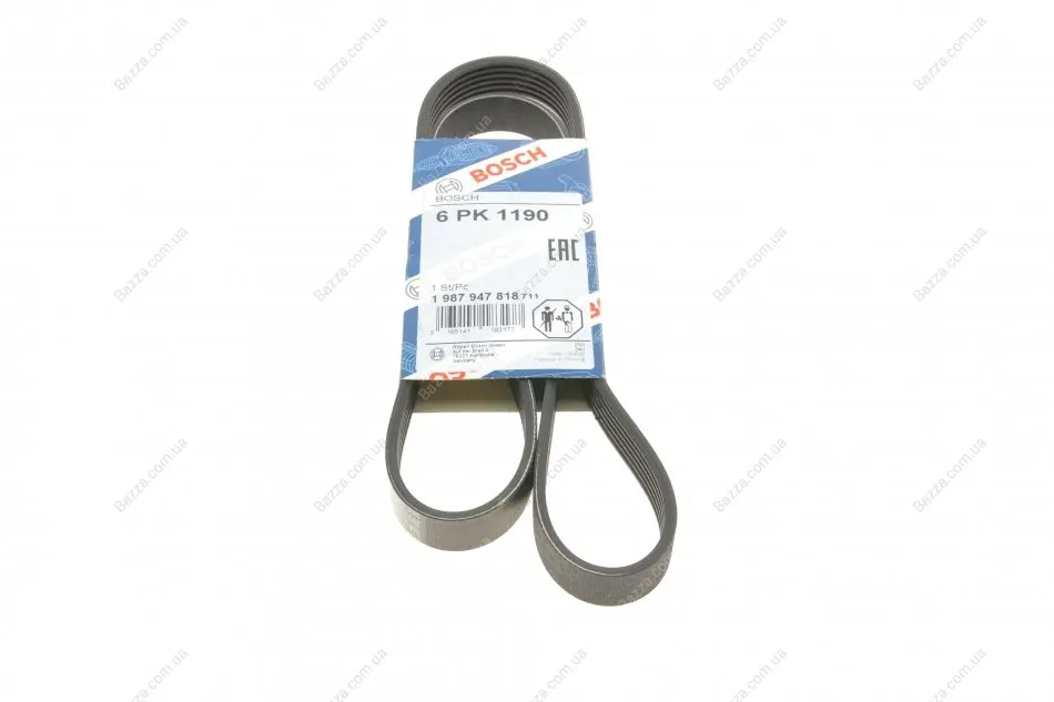 Ремень п-клиновой 6pk1190 (пр-во) bosch 1987947818