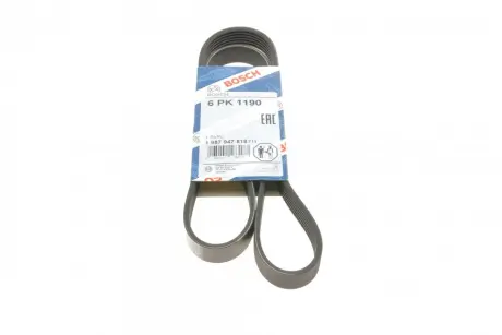 Ремень п-клиновой 6pk1190 (пр-во) bosch 1987947818