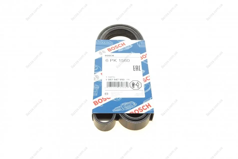 Ремень п-клиновой 6pk1560 (пр-во) bosch 1987947950