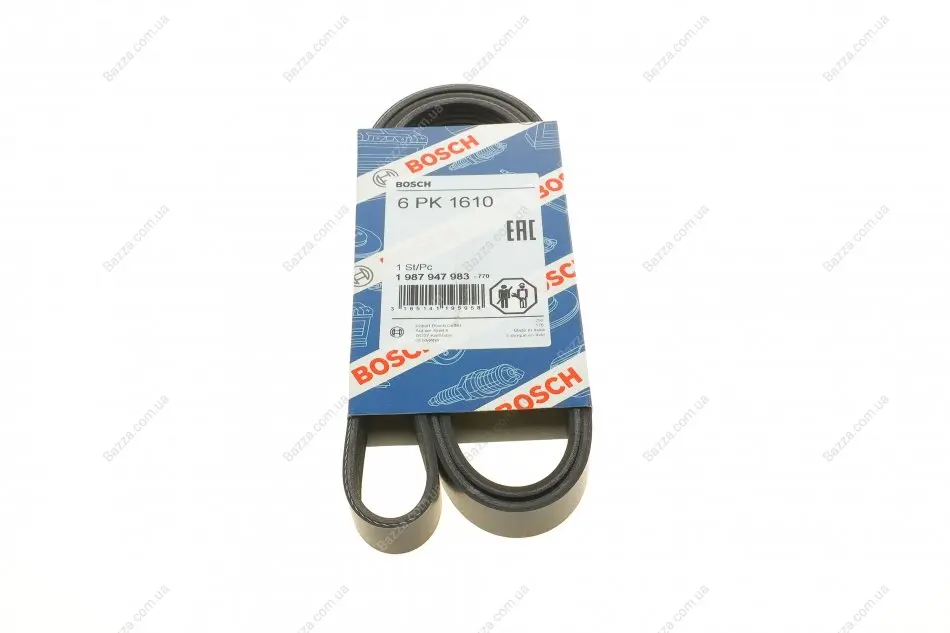 Ремень п-клиновой 6pk1610 (пр-во) bosch 1 987 947 983