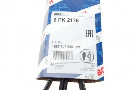 Приводной ремень генератора bosch 1987947959