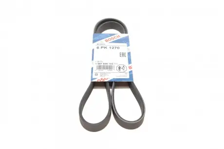 Ремень пклиновый 6 рк 1270 (пр-во) bosch 1987946103