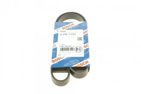 Ремень поликлин. 6PK1100 (пр-во) bosch 1987948437