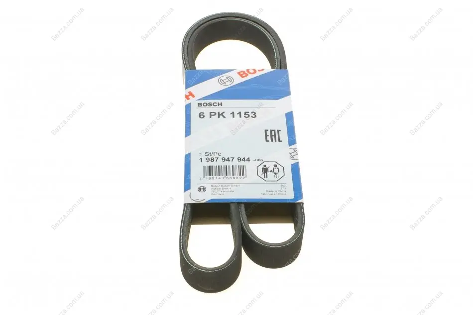 Ремень поликлин. 6PK1153 (пр-во) bosch 1 987 947 944