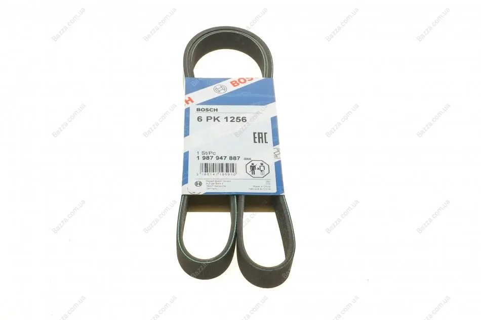 Ремень поликлин. 6PK1256 (пр-во) bosch 1987947887