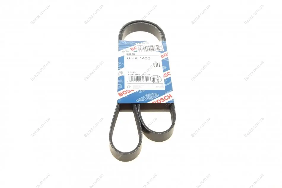 Ремень поликлин. 6PK1400 (пр-во) bosch 1987946059