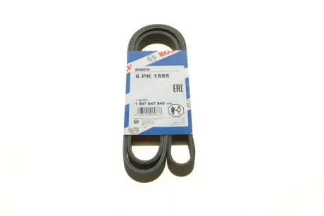 Ремень поликлин. 6PK1555 (пр-во) bosch 1 987 947 949