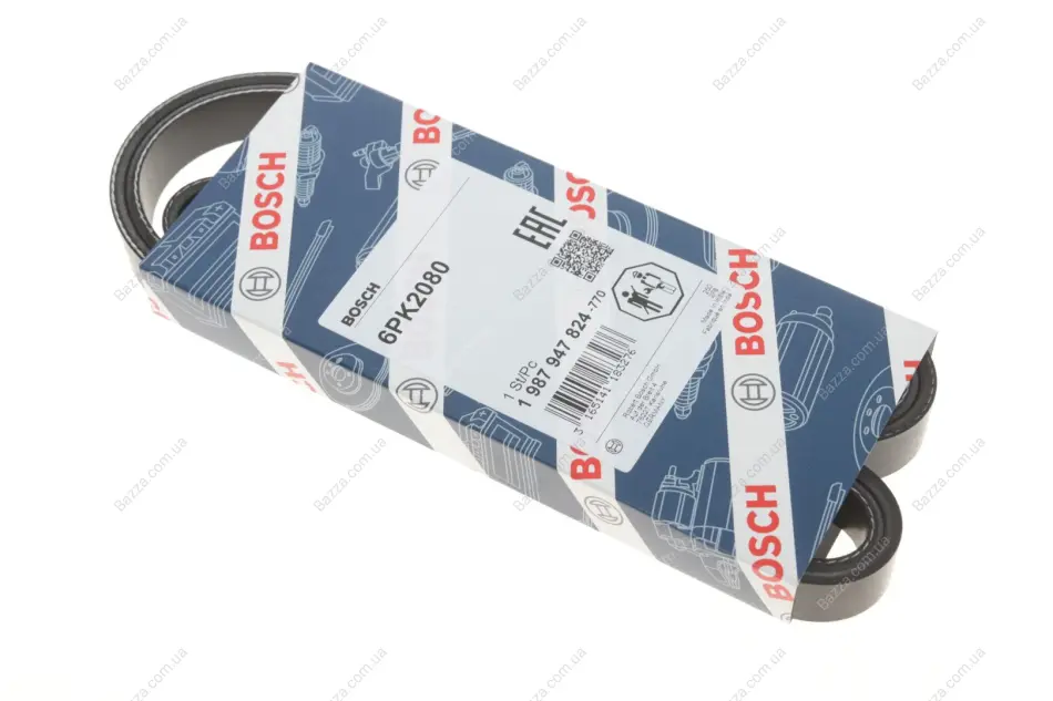 Ремень поликлин. 6PK2080 (пр-во) bosch 1987947824