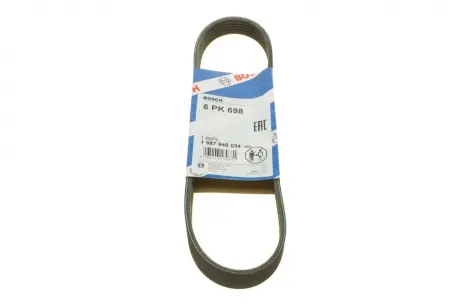 Ремень поликлин. 6PK698 ВАЗ (пр-во) bosch 1987946034 Пежо Боксер