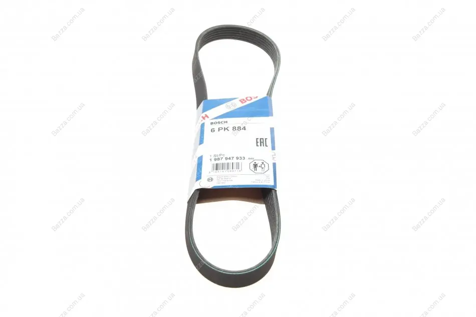 Ремень поликлин. 6PK884 CHEVROLET (пр-во) bosch 1 987 947 933