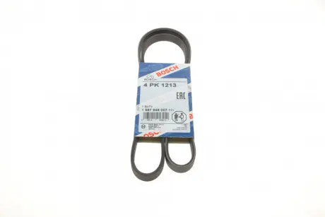 Ремень поликлиновой 4PK1213 PEUGEOT 1,8/1,9 83-98; RENAULT 1,2-2,2 90-98 Bosch 1 987 946 007