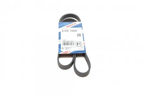 Ремень поликлиновой 5PK1054 FIAT 1,8/2,0 90-96; LANCIA 1,8/2,0 89-99 Bosch 1987946069
