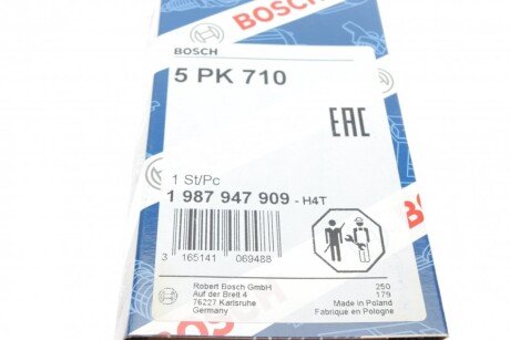 Приводной ремень генератора bosch 1987947909