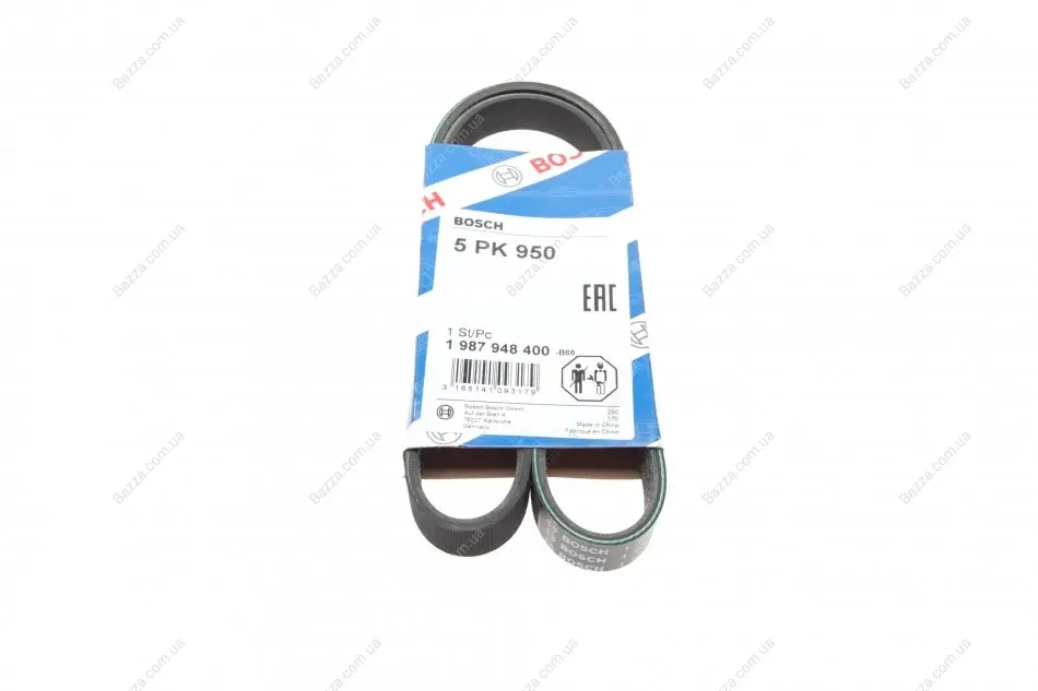 Ремень поликлиновой 5Pk950 bosch 1 987 948 400