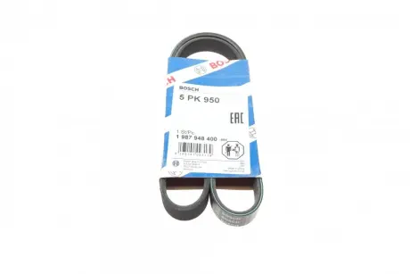 Ремень поликлиновой 5Pk950 bosch 1 987 948 400