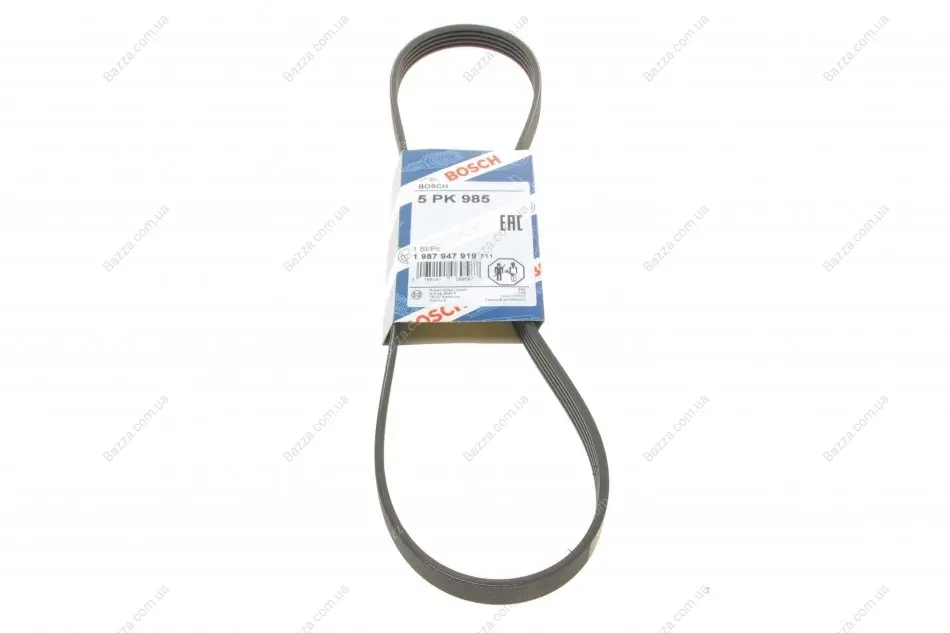 Ремень поликлиновой 5Pk985 bosch 1987947919