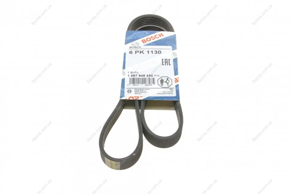 Ремень поликлиновой 6Pk1130 bosch 1 987 948 440