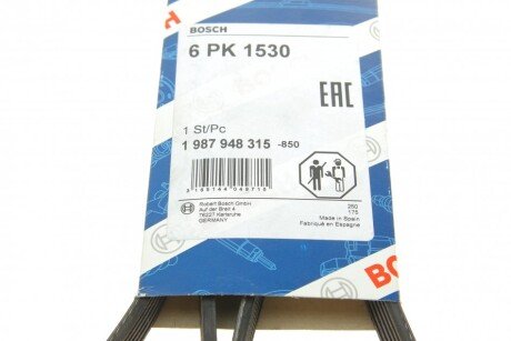 Приводной ремень генератора bosch 1987948315