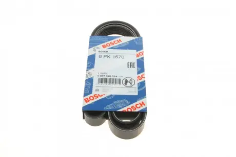 Ремень поликлиновой 6PK1570 BMW 2,0/2,5 E34; FORD Galaxy 2,0/2,3 bosch 1987946014