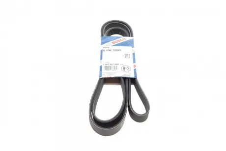 Ремень поликлиновой 6PK2055 DB W202/210 1,8-2,3; SSANGYONG; VW T4 bosch 1987947988