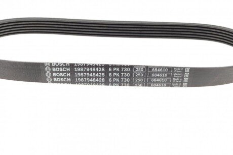 Приводной ремень генератора bosch 1987948428