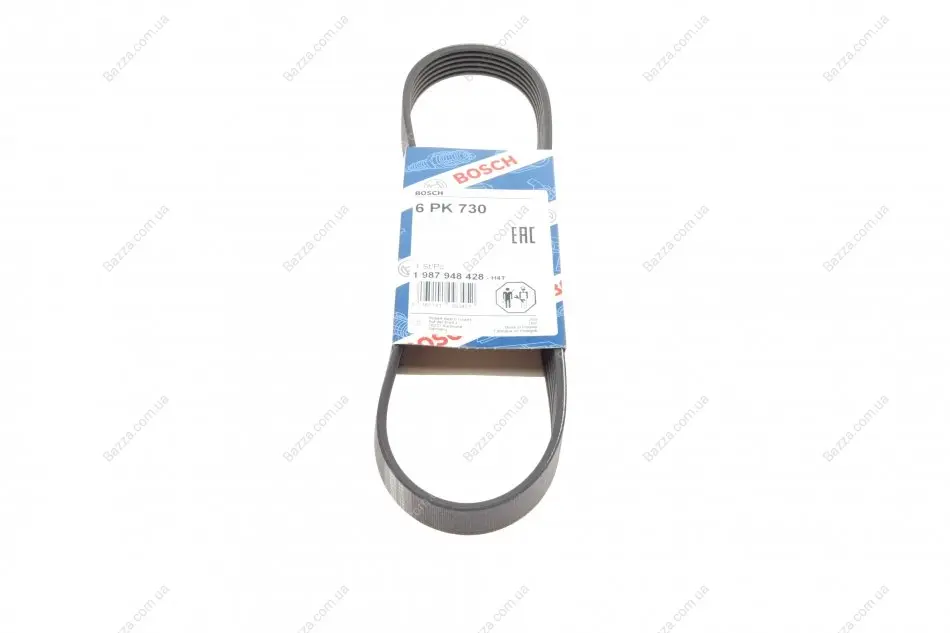 Ремень поликлиновой 6PK730 bosch 1 987 948 428