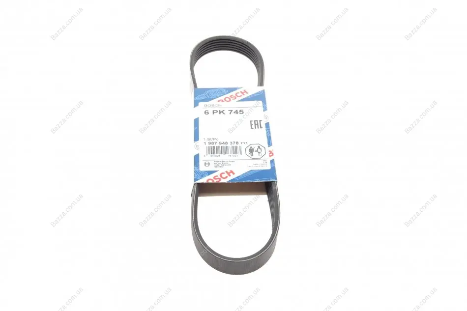 Ремень поликлиновой 6PK74 bosch 1987948378