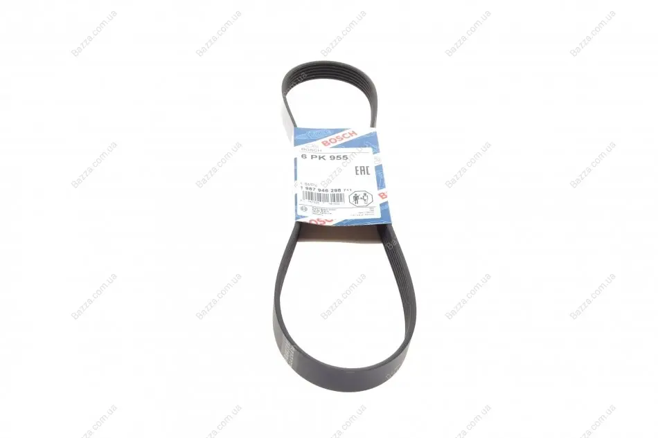 Ремень поликлиновый 6PK955 (ПР-во BOSCH) bosch 1 987 946 298