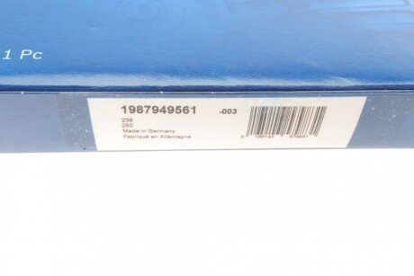 Ремень зубчатый Z=122 MITSUBISHI Galant 2,0 96-02; Space Wagon 99-04 bosch 1987949561