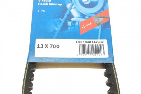 Приводной ремень генератора bosch 1987948142