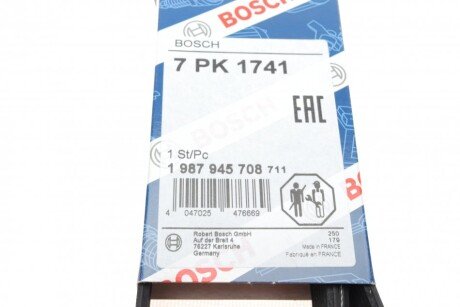 Ремінь поліклиновий bosch 1987945708