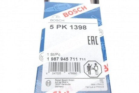 Ремінь поліклиновий bosch 1987945711