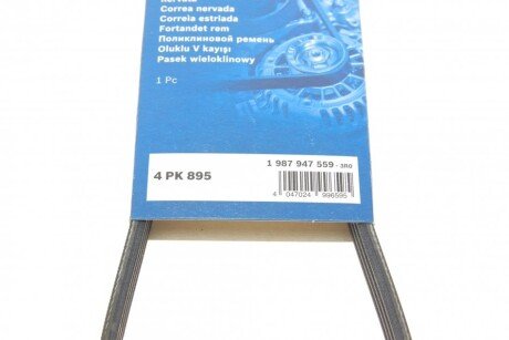 Ремінь поліклиновий bosch 1987947559